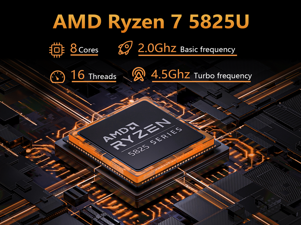 KurieTim T1568 15.6 in FHD Laptop, AMD Ryzen 5825U,32GB RAM, 1TB SSD