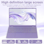 16" FHD Laptop, Intel N5095 Processor, 12GB RAM 512GB SSD, Windows 11,Portable Computer for Work & Student