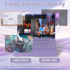 16" FHD Laptop, Intel N5095 Processor, 12GB RAM 512GB SSD, Windows 11,Portable Computer for Work & Student