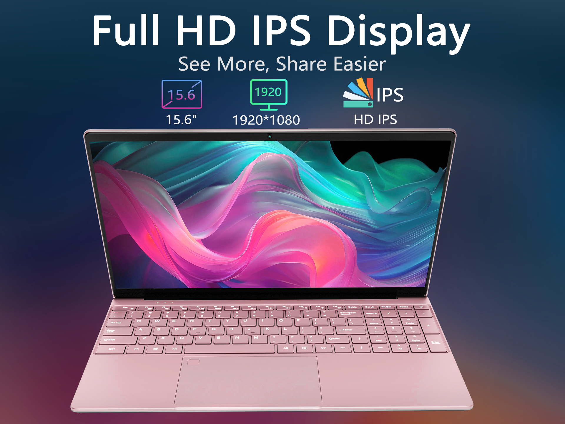 KurieTim 15.6" Laptop,Intel N95 4 Cores,32GB RAM,512GB SSD