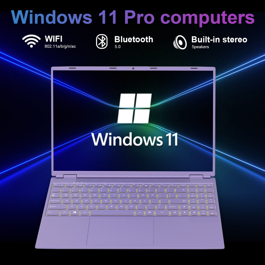 16" FHD Laptop, Intel N5095 Processor, 12GB RAM 512GB SSD, Windows 11,Portable Computer for Work & Student