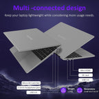 KurieTim 15.6 FHD Laptop, Intel N95 Processor, 32GB DDR4, 512GB SSD Silver