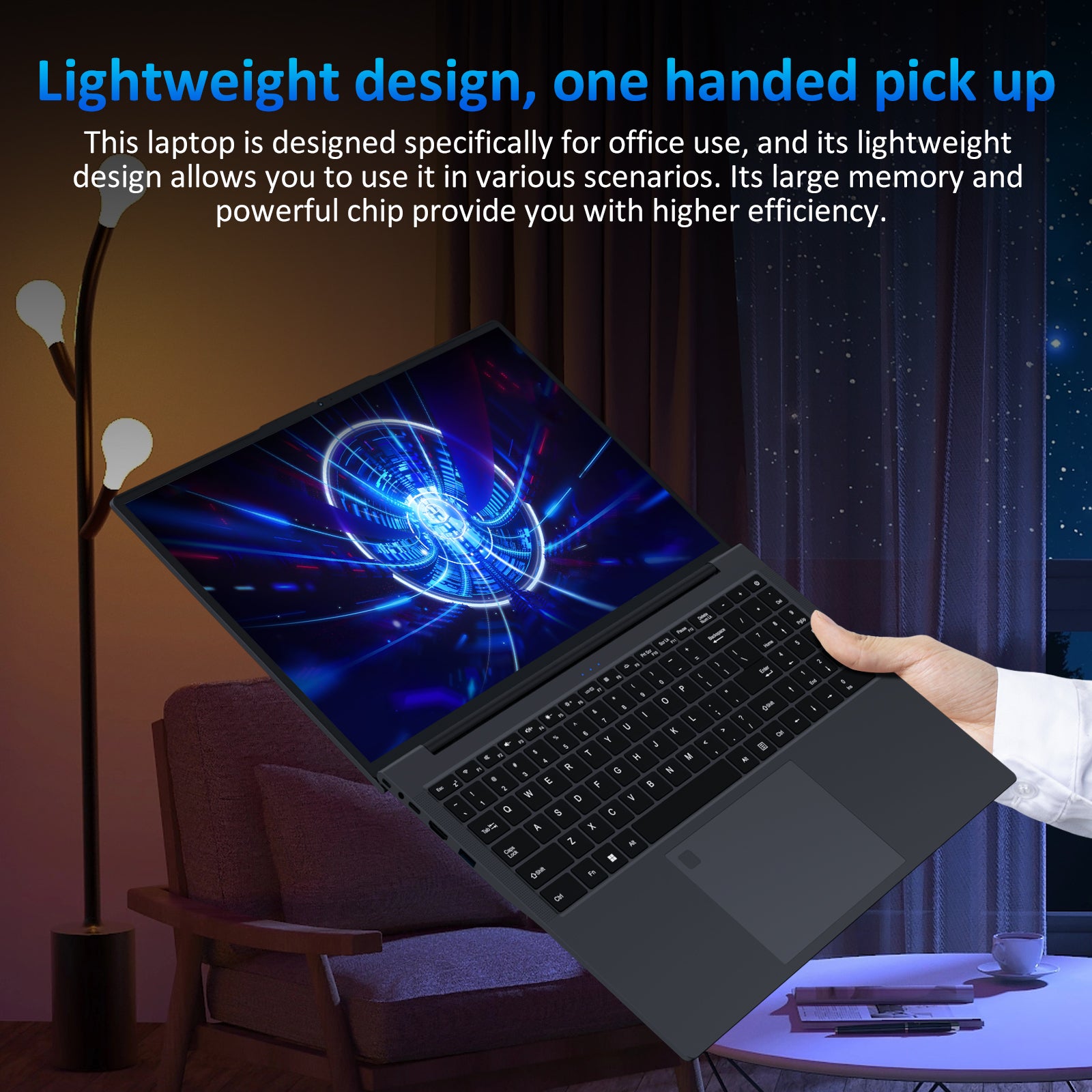KurieTim 16'' Laptop Computer,AMD Ryzen 3250U,8GB RAM, 512GB SSD