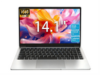 KURIETIM 14.1 Inch FHD Laptop, Intel Celeron N4020, 8GB RAM 256GB SSD, Windows 11 Pro, 180° Hinge, Business & Student Laptop